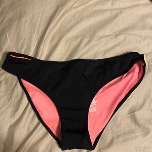 Size M black Victoria secret scrunched bikini bottom